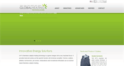 Desktop Screenshot of globalheatingtech.com